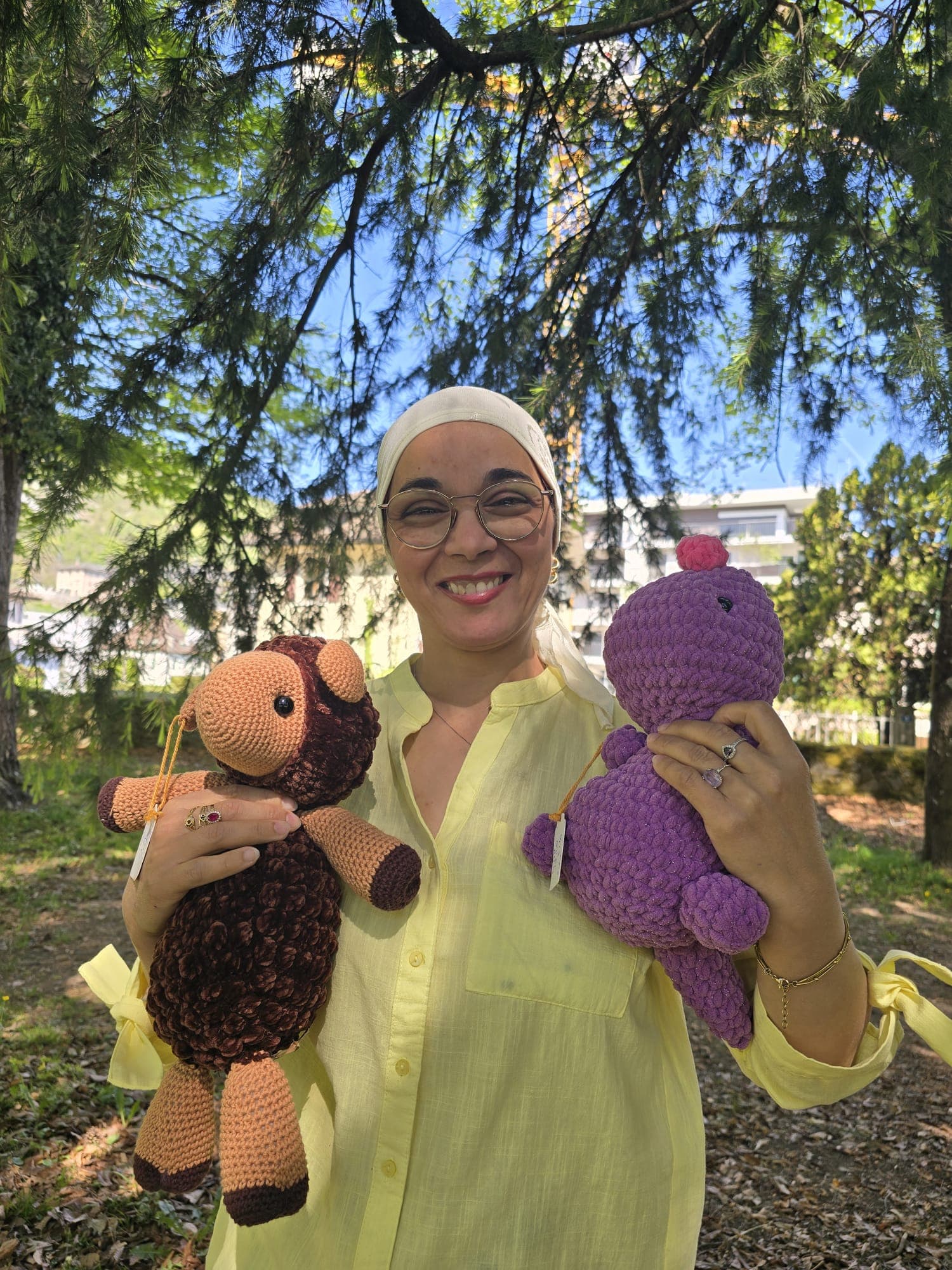 Atelier crochet avec Samia